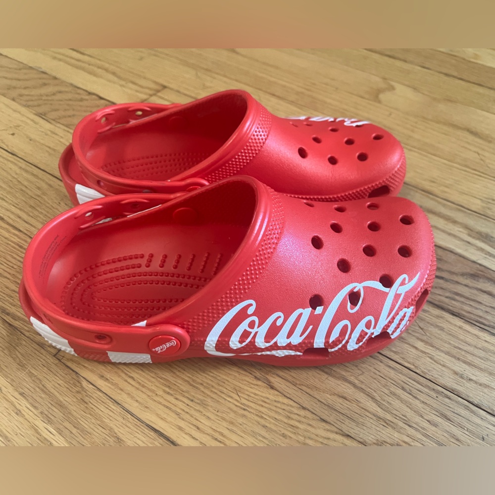 Coca Cola Coke Red Crocs Men’s 7 or Women’s 9 shoes